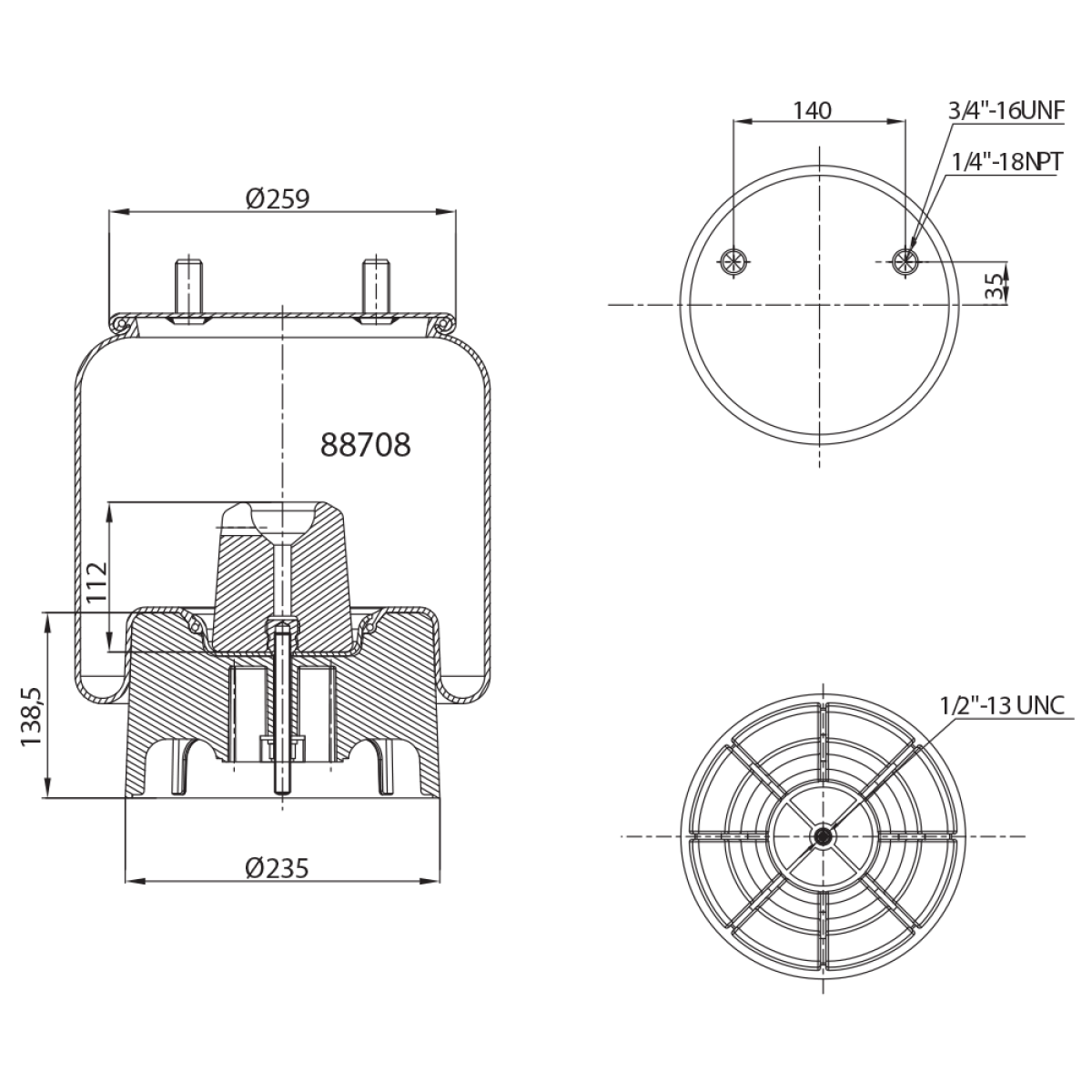 Filtre d'aération - FS 286 - BOURGOIN - COMPACTEUR - COMPACTEUR