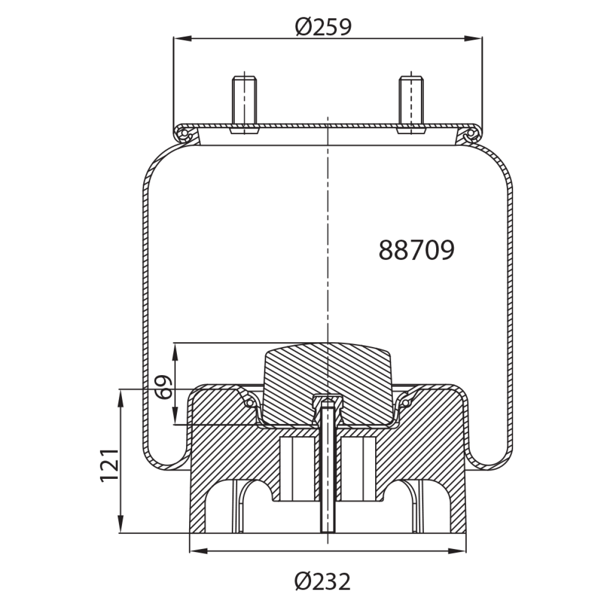 Filtre d'aération - FS 286 - BOURGOIN - COMPACTEUR - COMPACTEUR